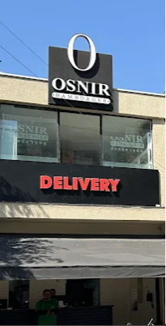 Fachada da Osnir Hamburger no Paraíso