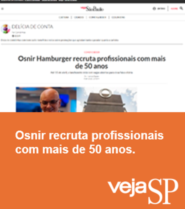 Veja SP — Osnir recruta profissionais com mais de 50 anos